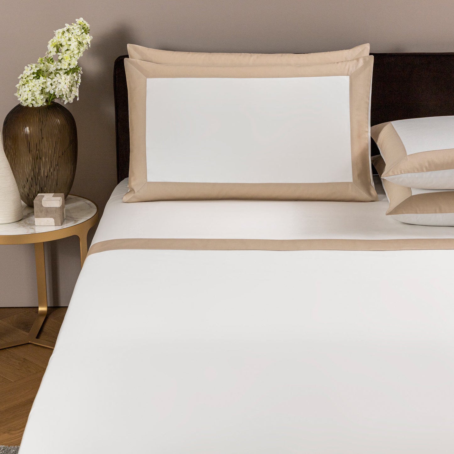 White & Gold Bold Luxe Cotton Sateen Bundle