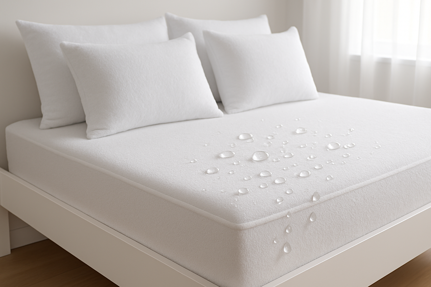Waterproof Mattress & Pillow Protector, Terry Cotton.