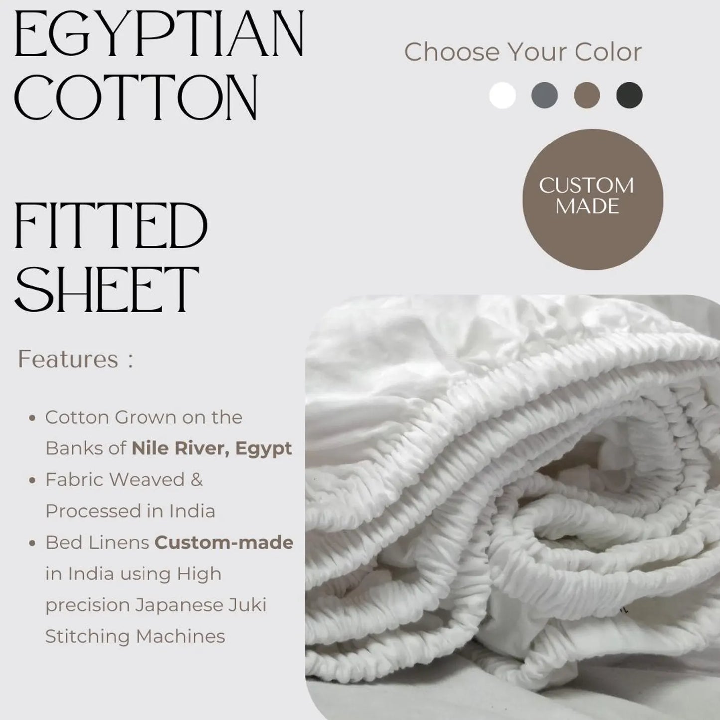 RV Bedding Luxe 400TC Egyptian Cotton Sateen Bundle