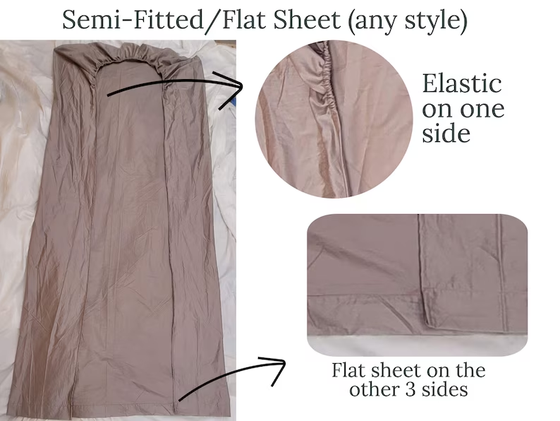 Custom Semi-Fitted Sheets