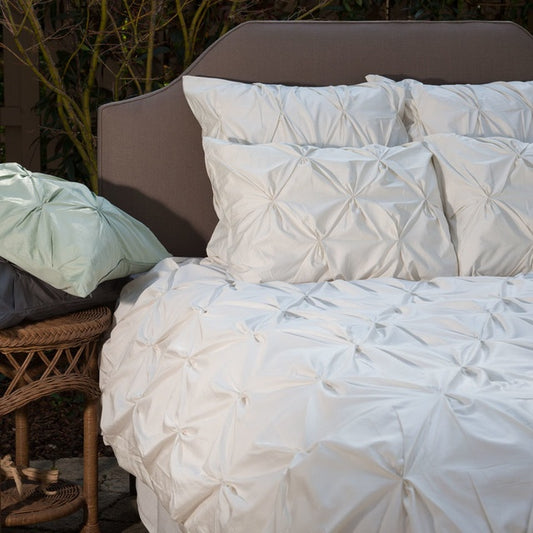 White Pintuck Luxe Cotton Sateen Bundle