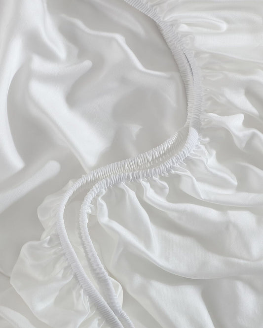 White Solid Bundle Luxe Cotton Sateen