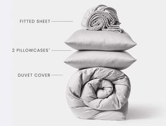 Medium Grey Luxe Cotton Sateen Bundle
