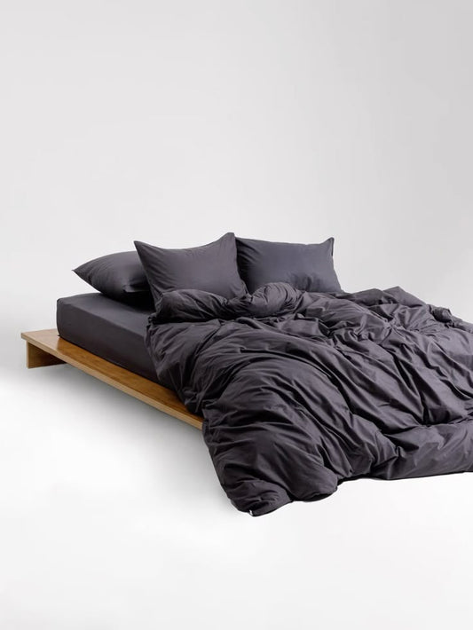 Dark Grey Luxe Cotton Sateen Bundle
