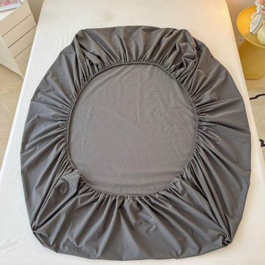 Essential Dark Grey Fitted Sheet Luxe Cotton Sateen Bundle
