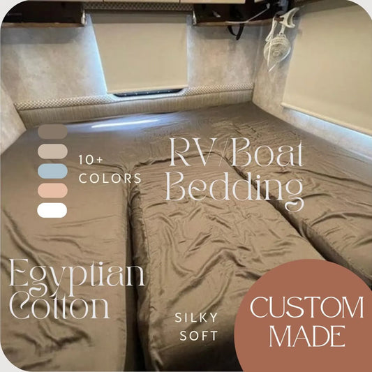 Bespoke RV Bed Linens 400TC Cotton Sateen