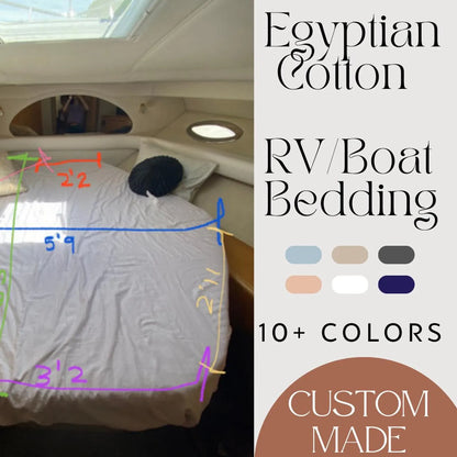 Bespoke RV Bed Linens 400TC Cotton Sateen
